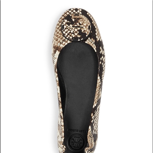 Tory Burch Snakeskin Flat - Picture 1 of 7
